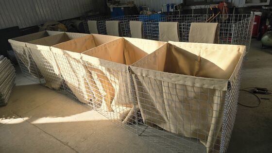 دیوار دفاعی جان‌پناه نظامی ژئوتکستایل عربستان قابل حمل نصب سریع ضد ضربه توانایی تولید