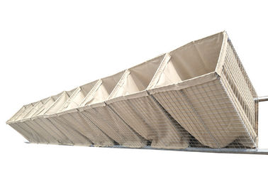 مانع نگهداری شن و ماسه مقاوم در برابر دیوار Hezco Barrier Bation Mil 2 * Mil 7 برای ارتش