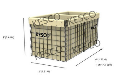 سیستم دفاعی Hesco Bastion Barrier MIL 2 Expeditionary System