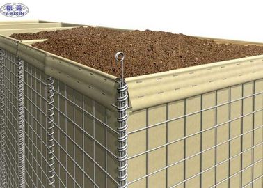 موانع محافظ Hesco Defence Wall MIL 10 موانع پر شده از شن و ماسه