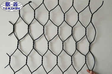 قفس سنگی گبیون برای پروژه کنترل فرسایش Wove Gabion Wire mesh