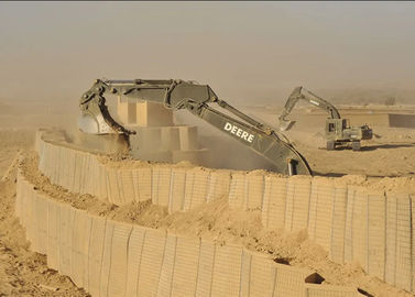 Hot Dipped Galvanized Hesco Wall MIL 7 Bastion Defence Hesco Defence