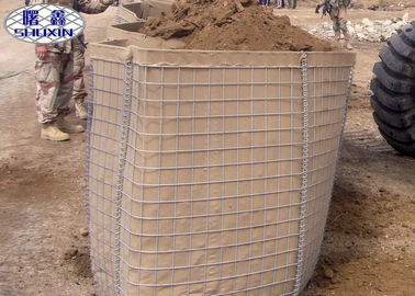 موانع نظامی Hesco سوراخ مش جوش داده شده 3x 3
