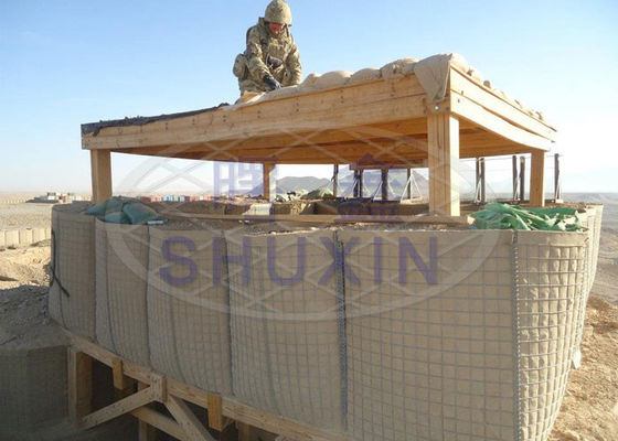 0.61x0.61x1.21m سفارشی شن و ماسه موانع جوشکاری عمیق