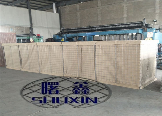 ژئوتکستایل Mil 9 Galvanized Military Sand Hesco Wall 300gsm