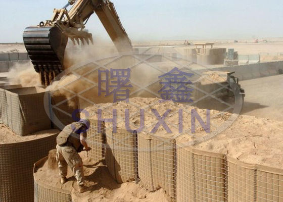 موانع پر از شن و ماسه پاسبان نظامی Bunker 300 گرم در متر