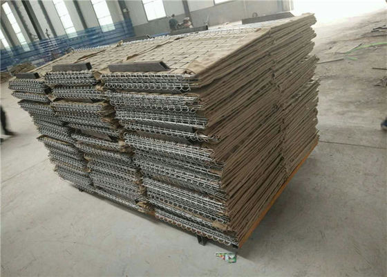 3x3 اینچ شن و ماسه پر شده Hesco Bastion Barrier Gabion Hesco ضد زنگ