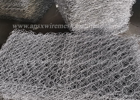 Heavy Duty Hexagonal 3.0MM Pvc روکش سیم Gabion سیم برای نگهداری