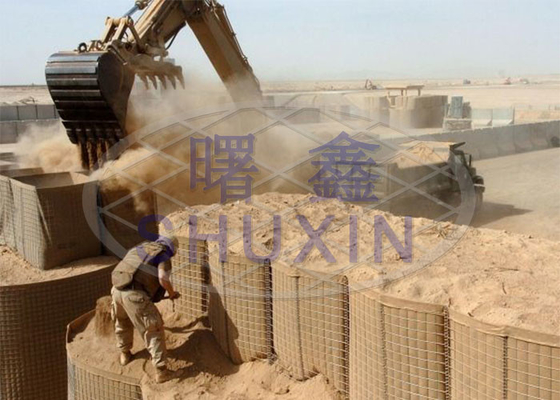 ژئوتکستایل Gabion Galfan Mil 19 سدهای پر از شن و ماسه دفاعی